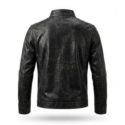 Lederjacken Outlet24 - Tuzos | Strukturiert Figurbetont Lederjacke Herren