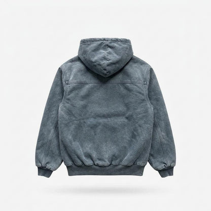 Lederjacken Outlet24 - Auked | Gefütterte Verwaschene Jacke Unisex