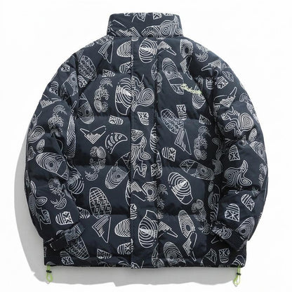 Lederjacken Outlet24 - Miten | Gemustert Gefüttert Jacke Unisex