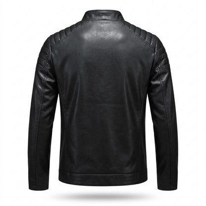 Lederjacken Outlet24 - Kidik | Gesteppt Tailliert Lederjacke Herren