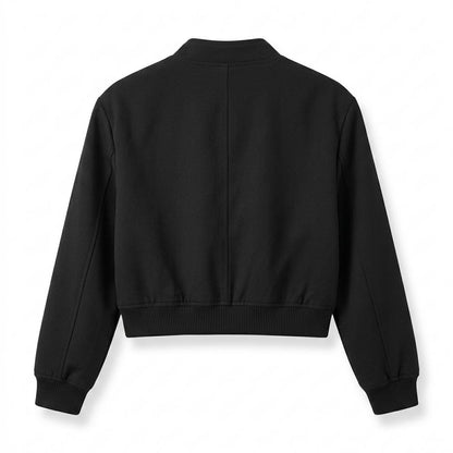 Lederjacken Outlet24 - Aibol | Kurzgeschnittene Geknöpfte Jacke Damen