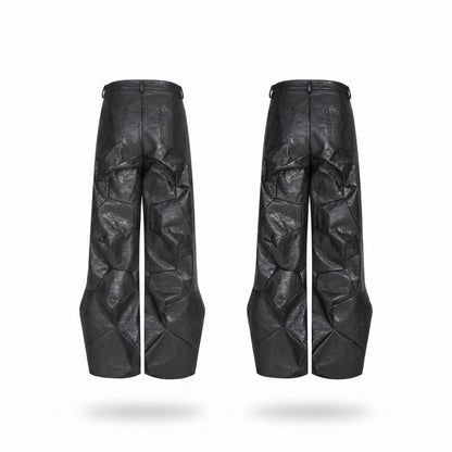 Lederjacken Outlet24 - Cotod | Weit Geschnittene Strukturierte Hose Unisex