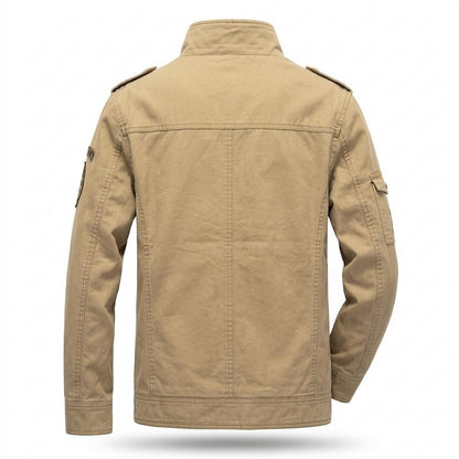 Lederjacken Outlet24 - Ruwur | Gefütterte Bestickte Jacke Herren