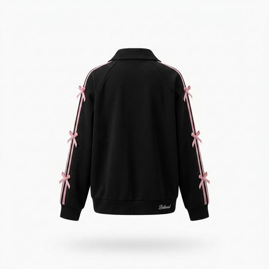 Lederjacken Outlet24 - Auman | Applizierte Langärmlige Jacke Damen