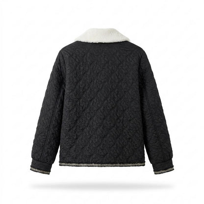 Lederjacken Outlet24 - Renuv | Gesteppte Strukturierte Jacke Damen
