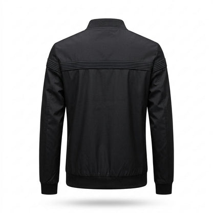 Lederjacken Outlet24 - Cizid | Plissiert Reißverschluss Jacke Herren