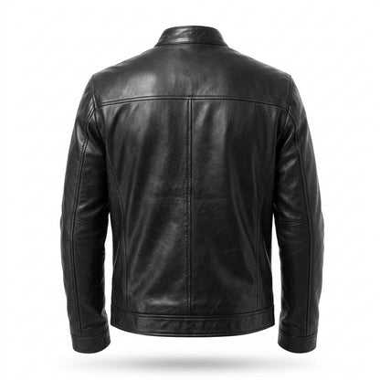 Lederjacken Outlet24 - Vufek | Gesteppte Taillierte Lederjacke Herren