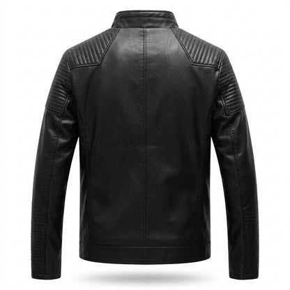 Lederjacken Outlet24 - Nizes | Gesteppt Gefüttert Lederjacke Herren