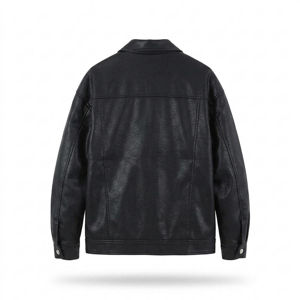 Lederjacken Outlet24 - Kofok | Kastig Gekörnt Lederjacke Unisex