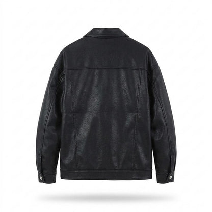Lederjacken Outlet24 - Kofok | Kastig Gekörnt Lederjacke Unisex