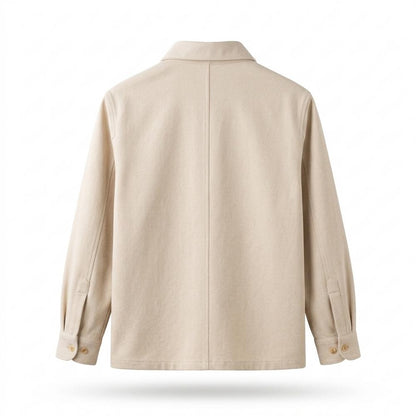 Lederjacken Outlet24 - Tegad | Langärmliges Twill Hemd Herren