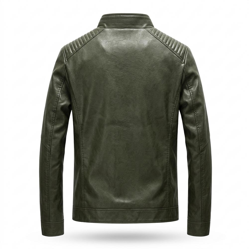 Lederjacken Outlet24 - Simen | Gefüttert Gesteppt Lederjacke Herren