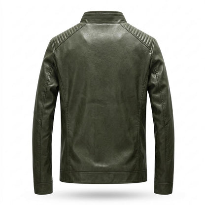 Lederjacken Outlet24 - Simen | Gefüttert Gesteppt Lederjacke Herren