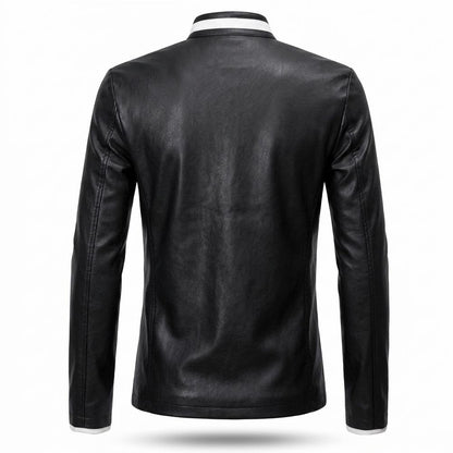 Lederjacken Outlet24 - Malom | Tailliert Kontrastfarben Hemd Herren