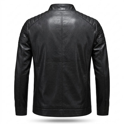 Lederjacken Outlet24 - Yozor | Gesteppt Figurbetont Lederjacke Herren