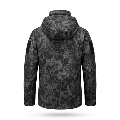 Lederjacken Outlet24 - Tasas | Gemustert Kapuzen Jacke Herren