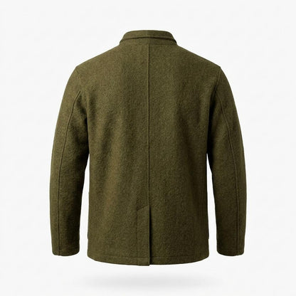 Lederjacken Outlet24 - Vogum | Strukturiert Geknöpft Strickjacke Herren