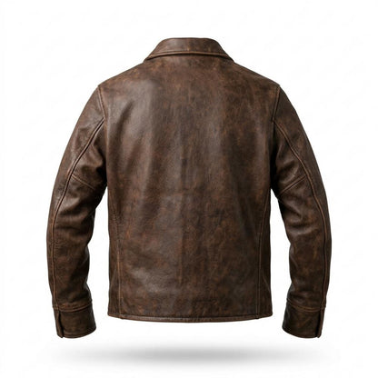 Lederjacken Outlet24 - Sofin | Gepatiniert Robust Lederjacke Herren