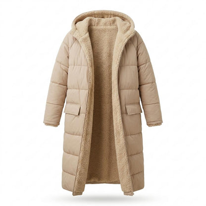 Lederjacken Outlet24 - Ailas | Gefütterter Gesteppter Mantel Damen