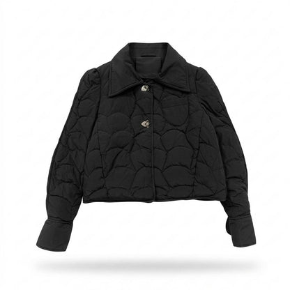 Lederjacken Outlet24 - Dogam | Gesteppt Geknöpft Jacke Damen