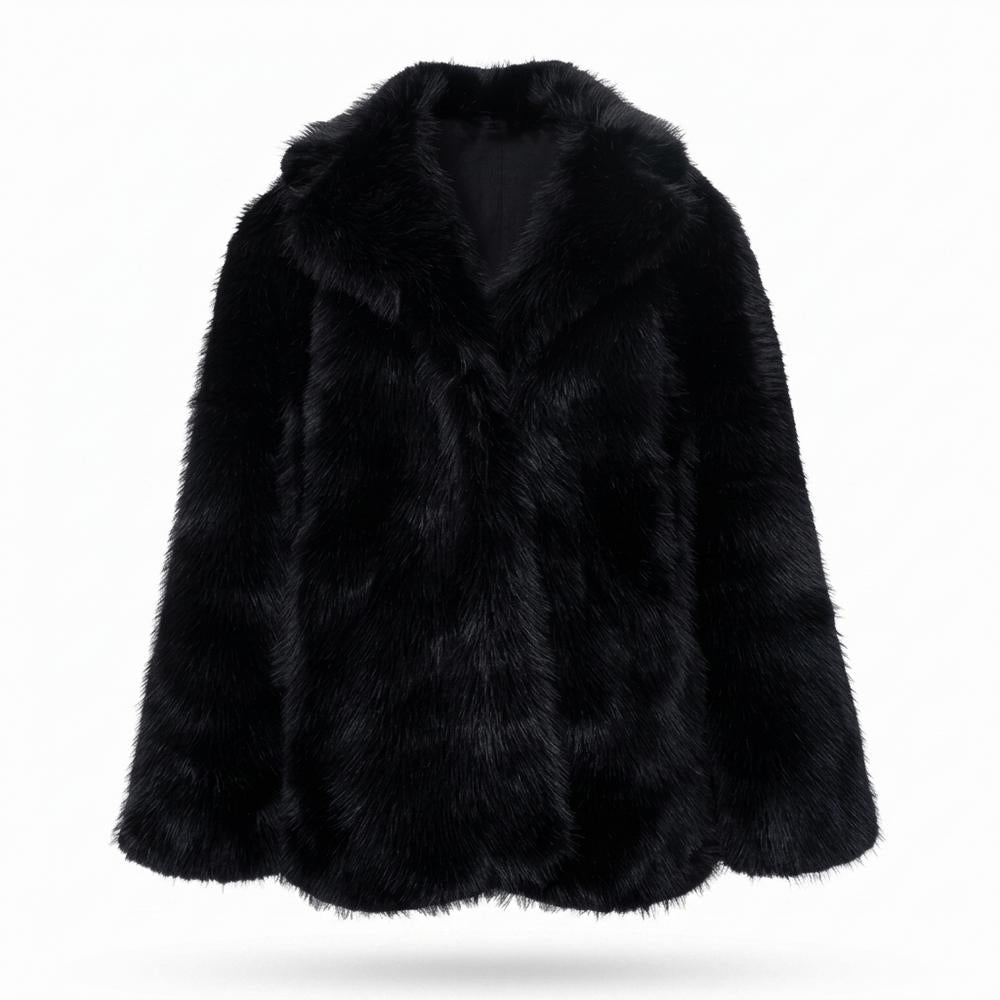 Lederjacken Outlet24 - Zosud | Plüschiger Gefütterter Mantel Damen