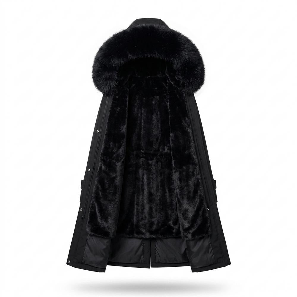 Lederjacken Outlet24 - Lirov | Gefütterter Plüsch Mantel Damen