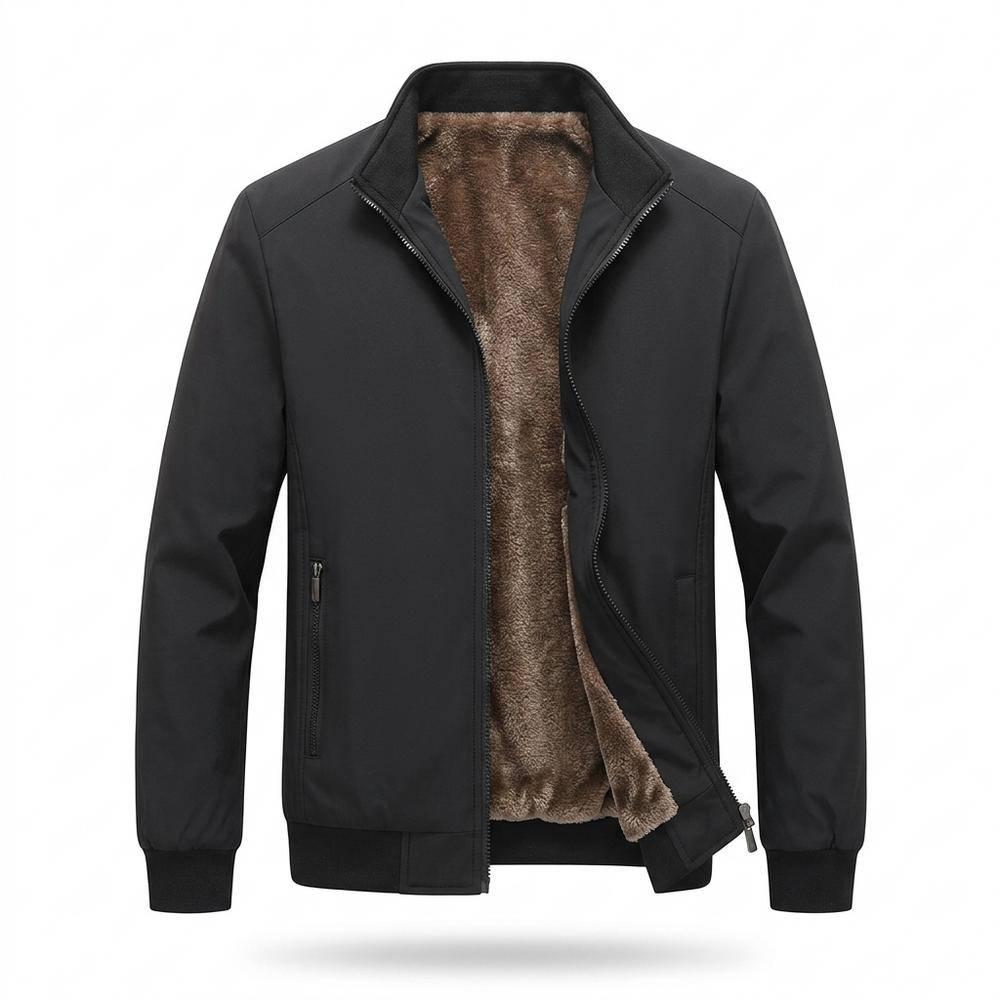 Lederjacken Outlet24 - Kefus | Gefüttert Langärmlig Jacke Herren