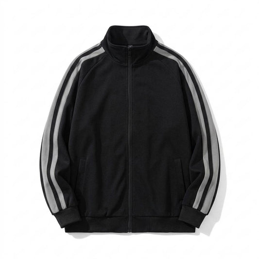 Lederjacken Outlet24 - Vimuk | Gestreifte Langärmlige Jacke Herren