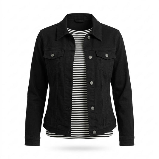Lederjacken Outlet24 - Lunet | Geknöpft Tailliert Jacke Damen
