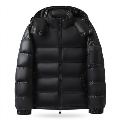 Lederjacken Outlet24 - Didud | Wattierte Glänzende Jacke Unisex