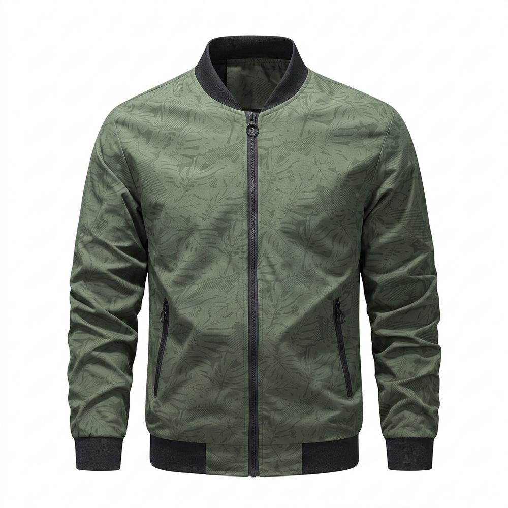 Lederjacken Outlet24 - Yowor | Gemustert Gerippt Jacke Herren