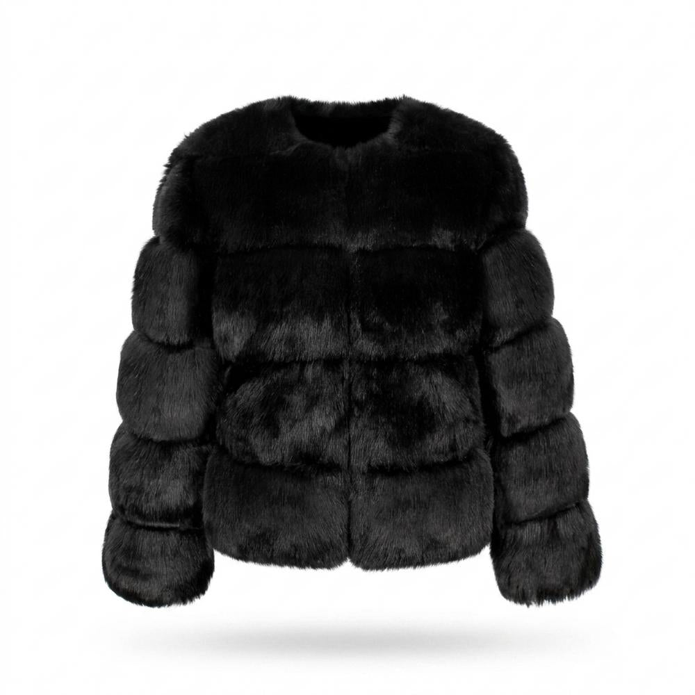 Lederjacken Outlet24 - Nases | Wattiert Kragenlos Jacke Damen