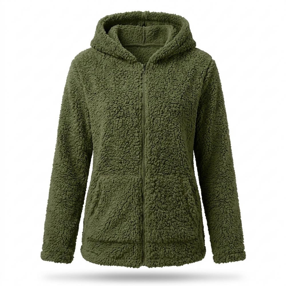Lederjacken Outlet24 - Eofar | Gefütterte Plüschige Jacke Damen