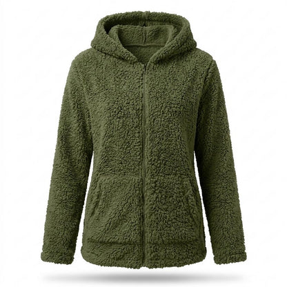 Lederjacken Outlet24 - Eofar | Gefütterte Plüschige Jacke Damen