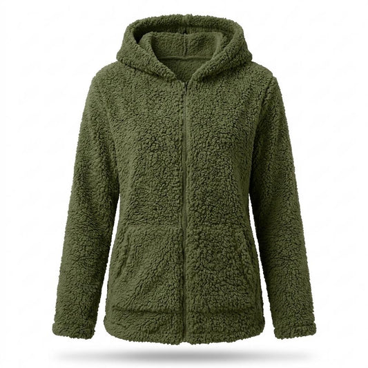 Lederjacken Outlet24 - Eofar | Gefütterte Plüschige Jacke Damen