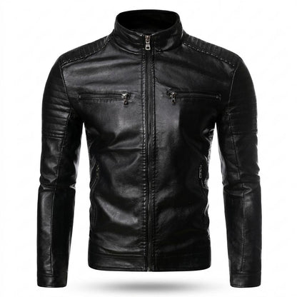 Lederjacken Outlet24 - Liwat | Gesteppt Tailliert Lederjacke Herren
