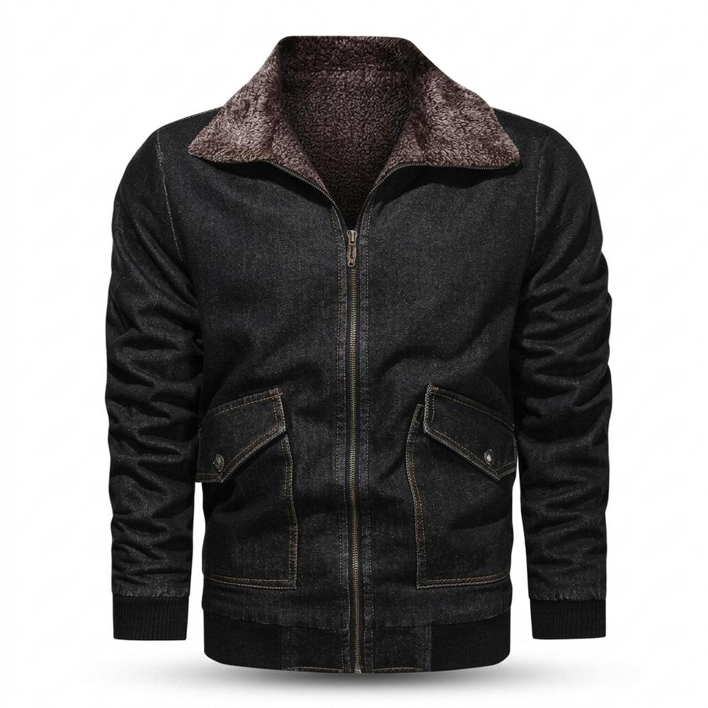 Lederjacken Outlet24 - Levav | Gefüttert Robust Jacke Herren