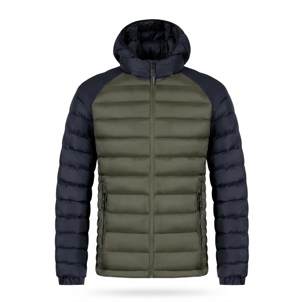 Lederjacken Outlet24 - Kanil | Gesteppt Zweifarbig Jacke Herren