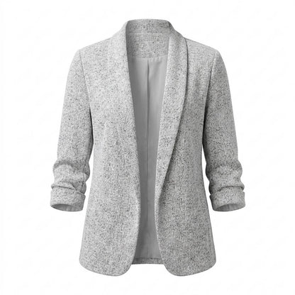 Lederjacken Outlet24 - Eotuk | Meliert Verschlusslos Sakko Damen