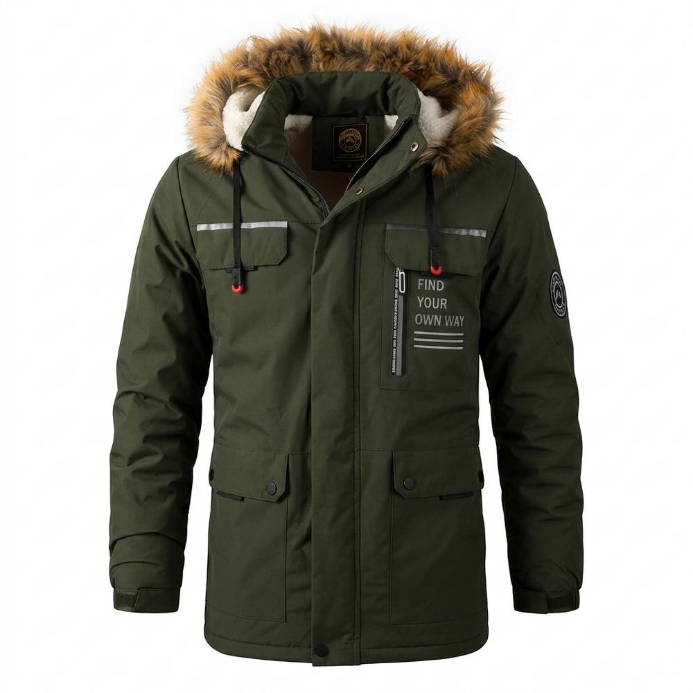 Lederjacken Outlet24 - Aesur | Gefüttert Funktional Jacke Herren