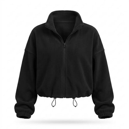 Lederjacken Outlet24 - Eapem | Hochgeschlossen Kurzgeschnitten Jacke Damen