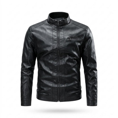 Lederjacken Outlet24 - Lakot | Gefüttert Tailliert Lederjacke Herren