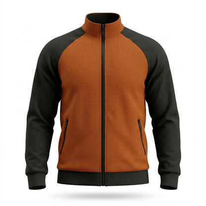 Lederjacken Outlet24 - Cozum | Strukturierte Zweifarbige Jacke Herren