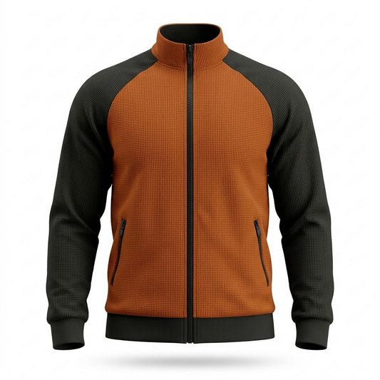 Lederjacken Outlet24 - Cozum | Strukturierte Zweifarbige Jacke Herren