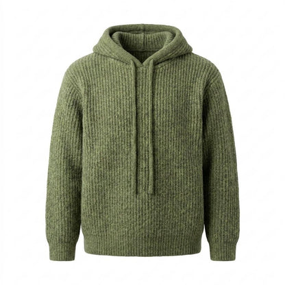 Lederjacken Outlet24 - Dasom | Grobgestrickt Strukturiert Hoodie Unisex