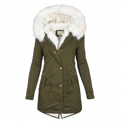 Lederjacken Outlet24 - Yever | Gefütterter Taillierter Mantel Damen