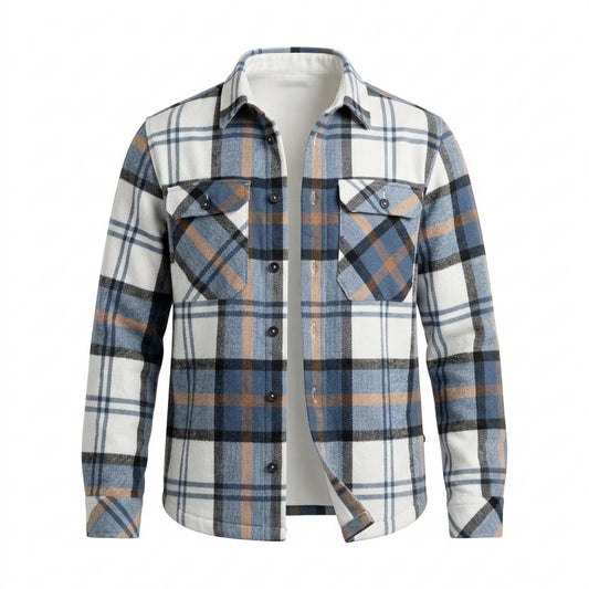 Lederjacken Outlet24 - Ruwos | Kariertes Flanell Hemd Herren