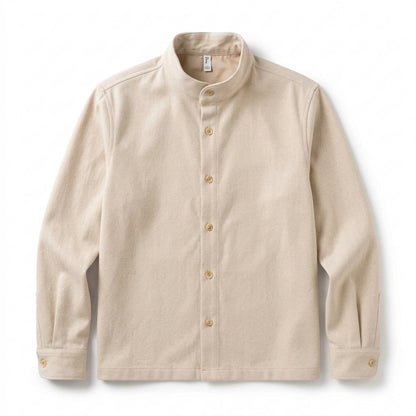 Lederjacken Outlet24 - Tegad | Langärmliges Twill Hemd Herren