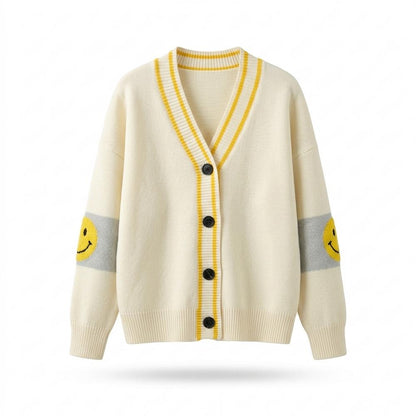 Lederjacken Outlet24 - Aomol | Geknöpfter Gestrickter Cardigan Damen