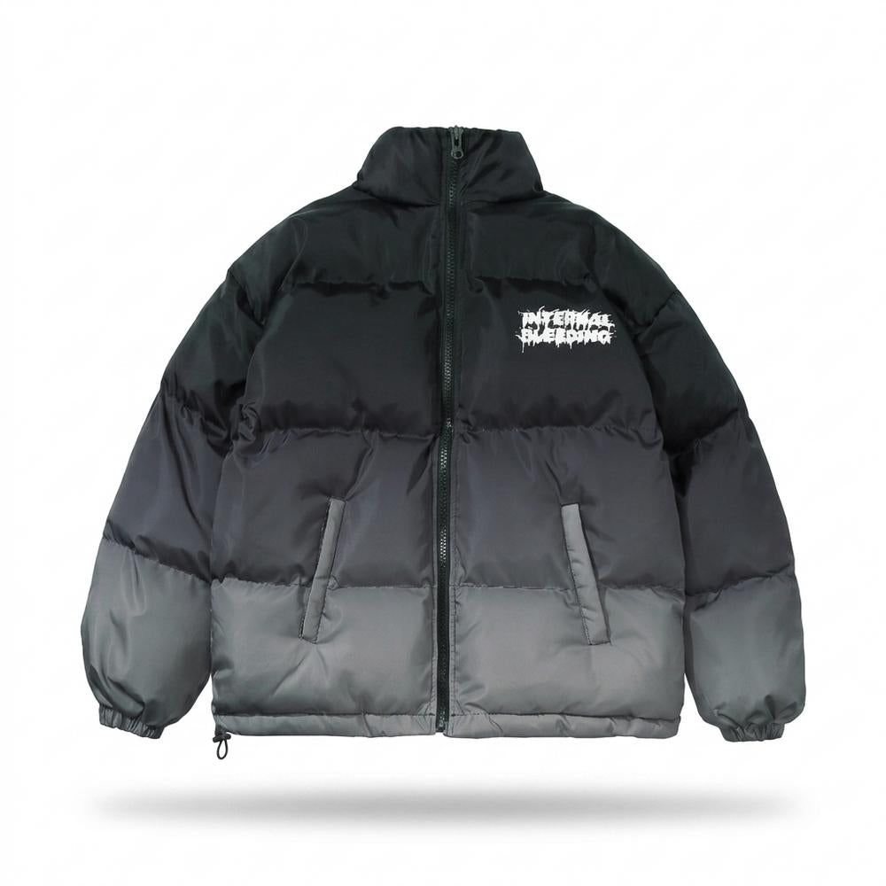 Lederjacken Outlet24 - Zenet | Farbverlaufend Wattiert Jacke Unisex
